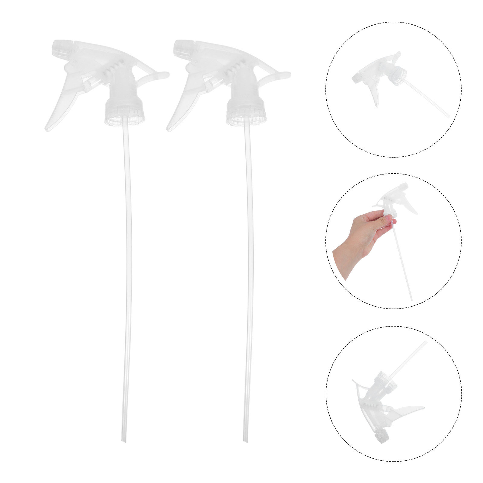 Misting Bottle Fine - 10Pcs 병용 조절 가능한 스프레이 노즐