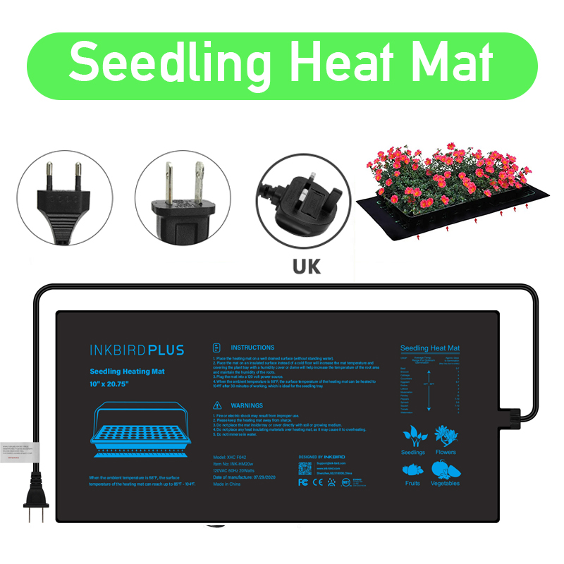 Heat Mat Seedling - 20.75x10CM EU/US/UK/AU 플러그 모종 열 매트