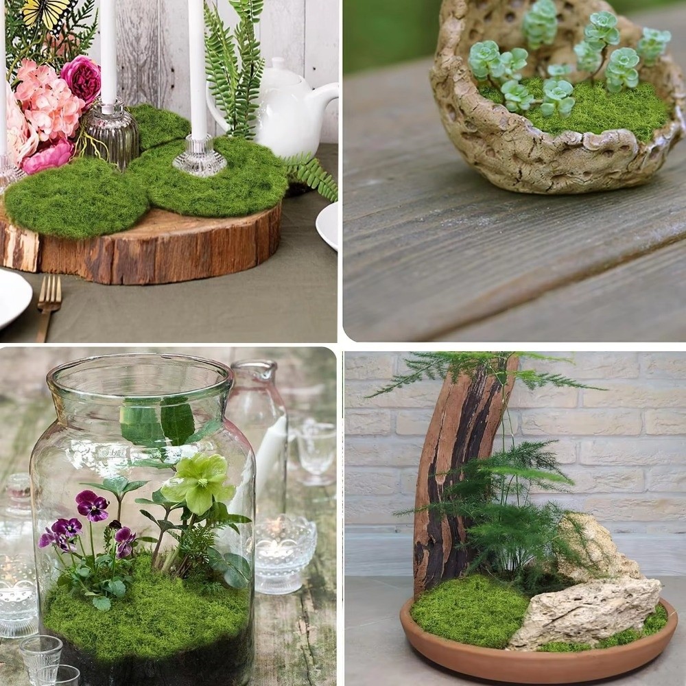 DIY 인조 잔디 러그 내구성 무수경 가짜 이끼 잔디  - Sphagnum Moss Dry 리뷰 및 가격