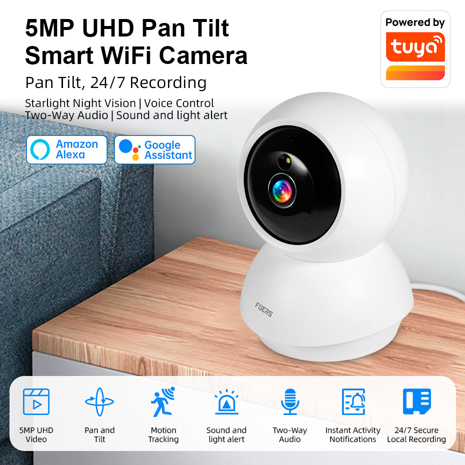 Fuers 5MP WiFi 카메라는 Tuya 스마트 홈 - Eufy Camera E220 리뷰 및 가격